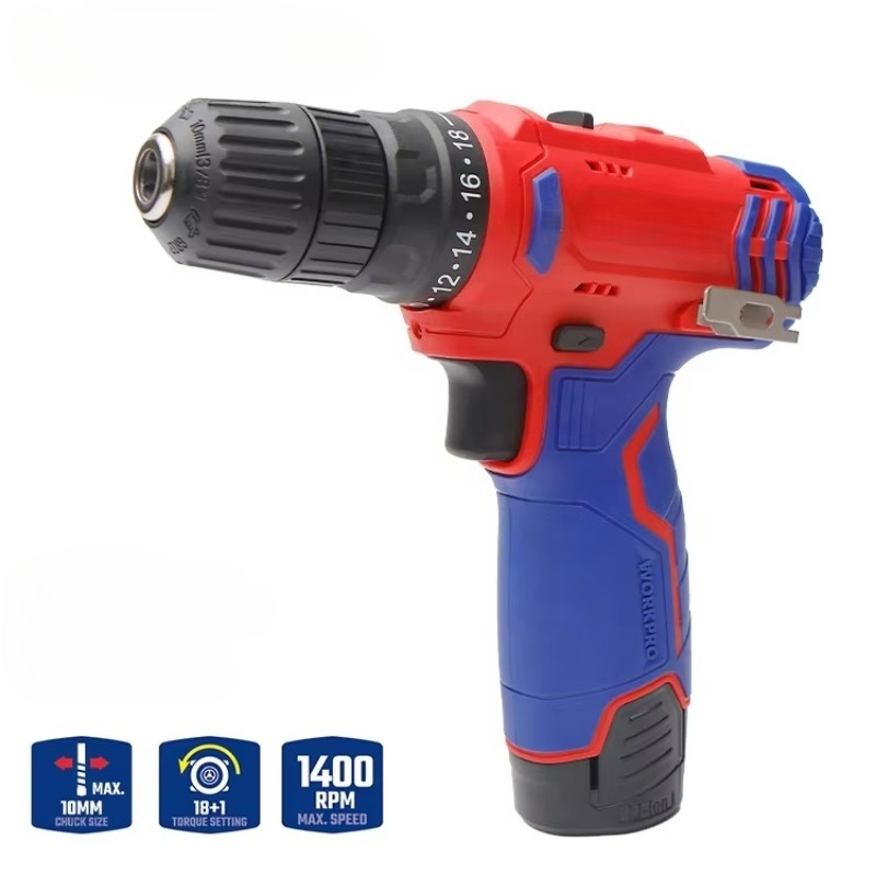 Power Tools Drill - 12V 10mm Cordless Drill Cordless Power