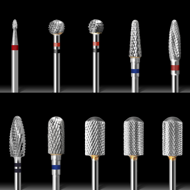 Power Tools Sheets - Nail Drill Bit Carbide Milling Cutters