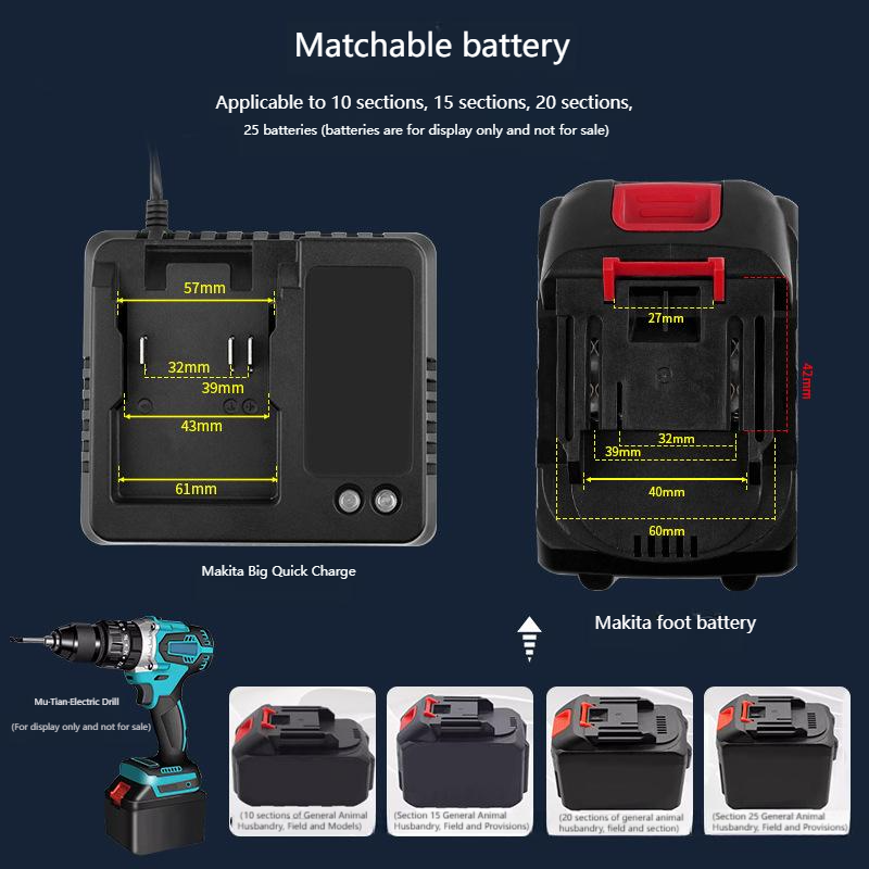 EU US 18V 21V Charger For Maki - огляд і ціна Power Tools Sheets