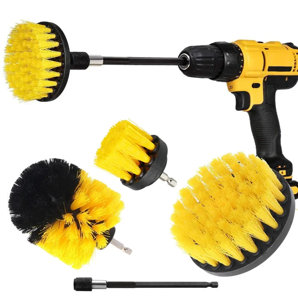 Drill Brush Attachment Set Pow - огляд і ціна Power Tools Windows