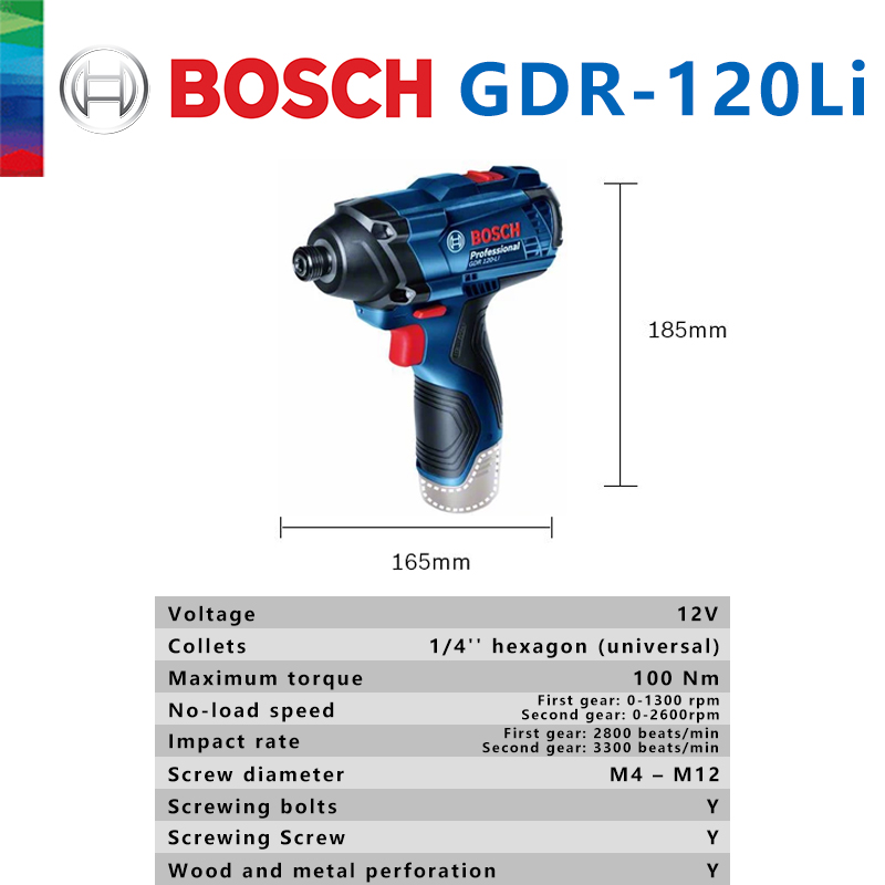 Bosch Original GDR 120-LI Rech - огляд і ціна Impact Driver Cordless