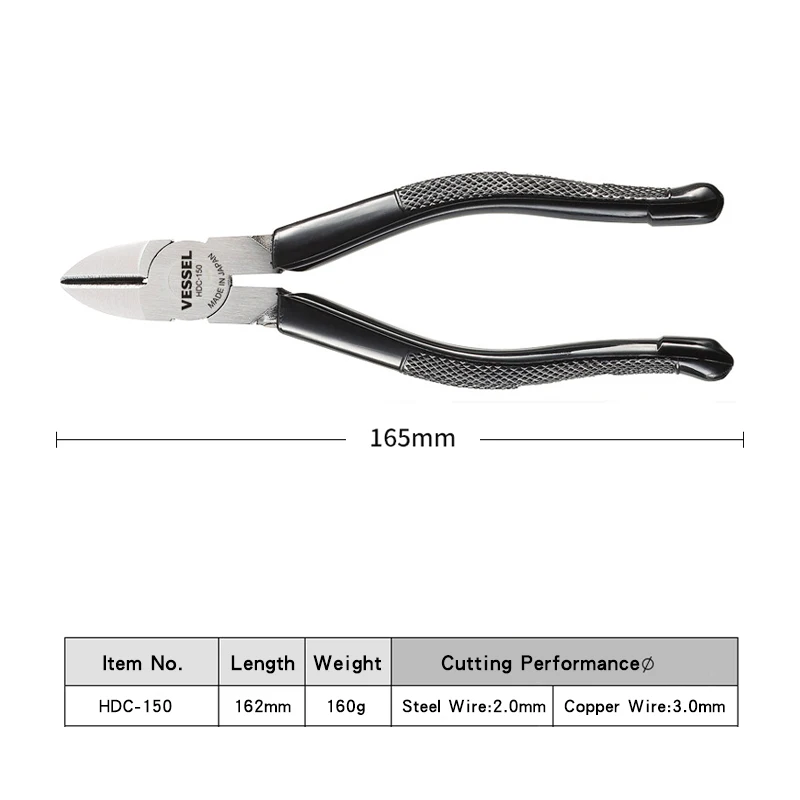 VESSEL Diagonal Cutting Pliers - огляд і ціна Power Tools Japan