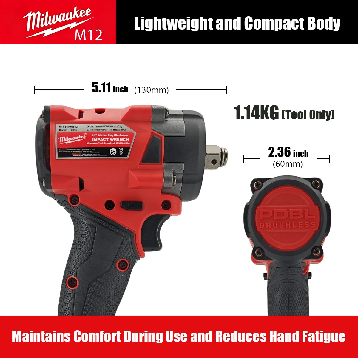 Milwaukee M12 M18 FUEL Brushle - огляд і ціна Milwaukee Drill M12 Fuel