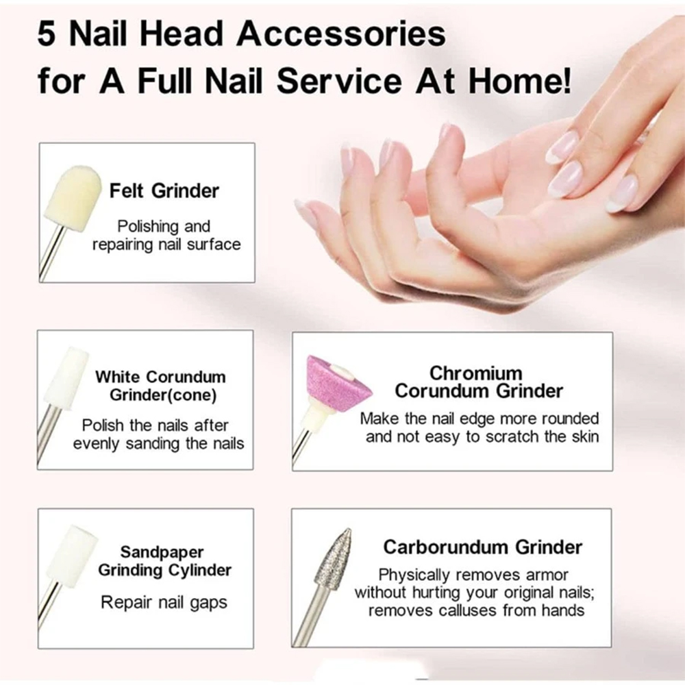 LULAA Portable Manicure Set Fu - огляд і ціна Combo Power Tools