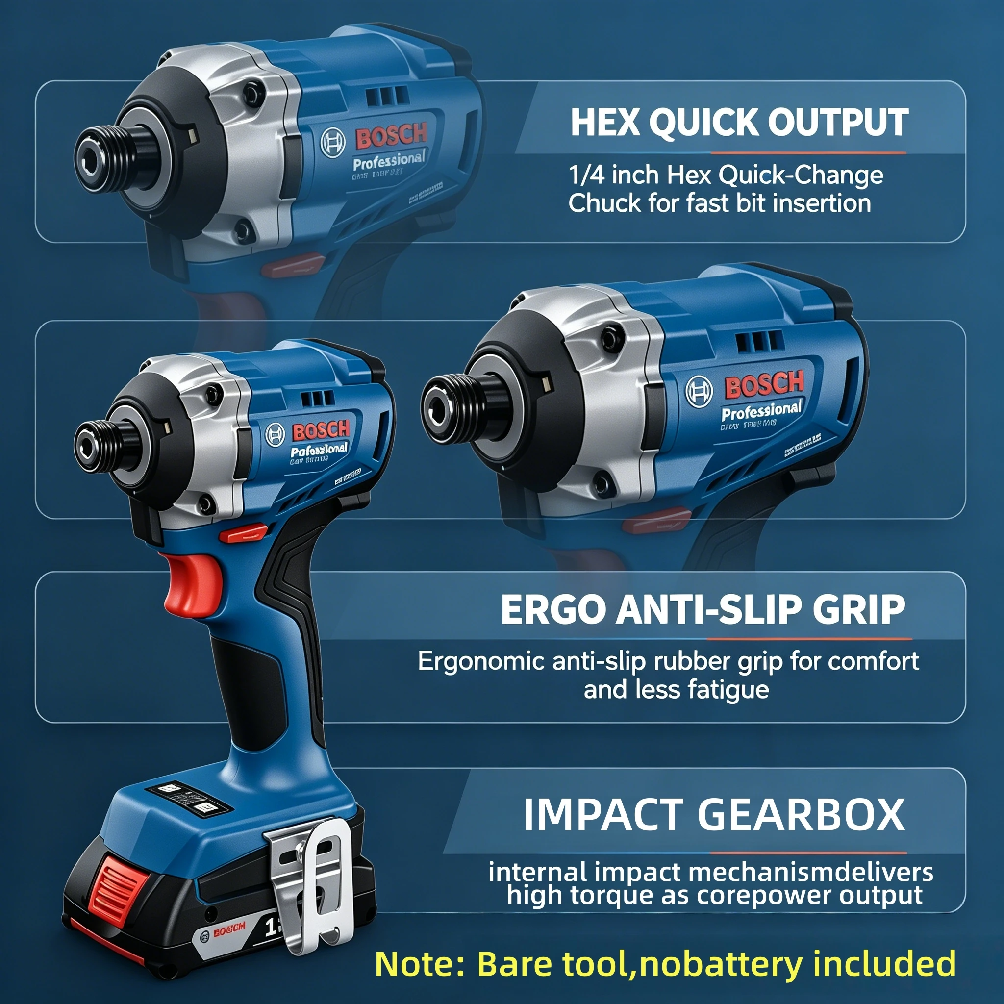 Bosch GDR 18V‑215 Brushless Co - огляд і ціна Impact Driver Cordless