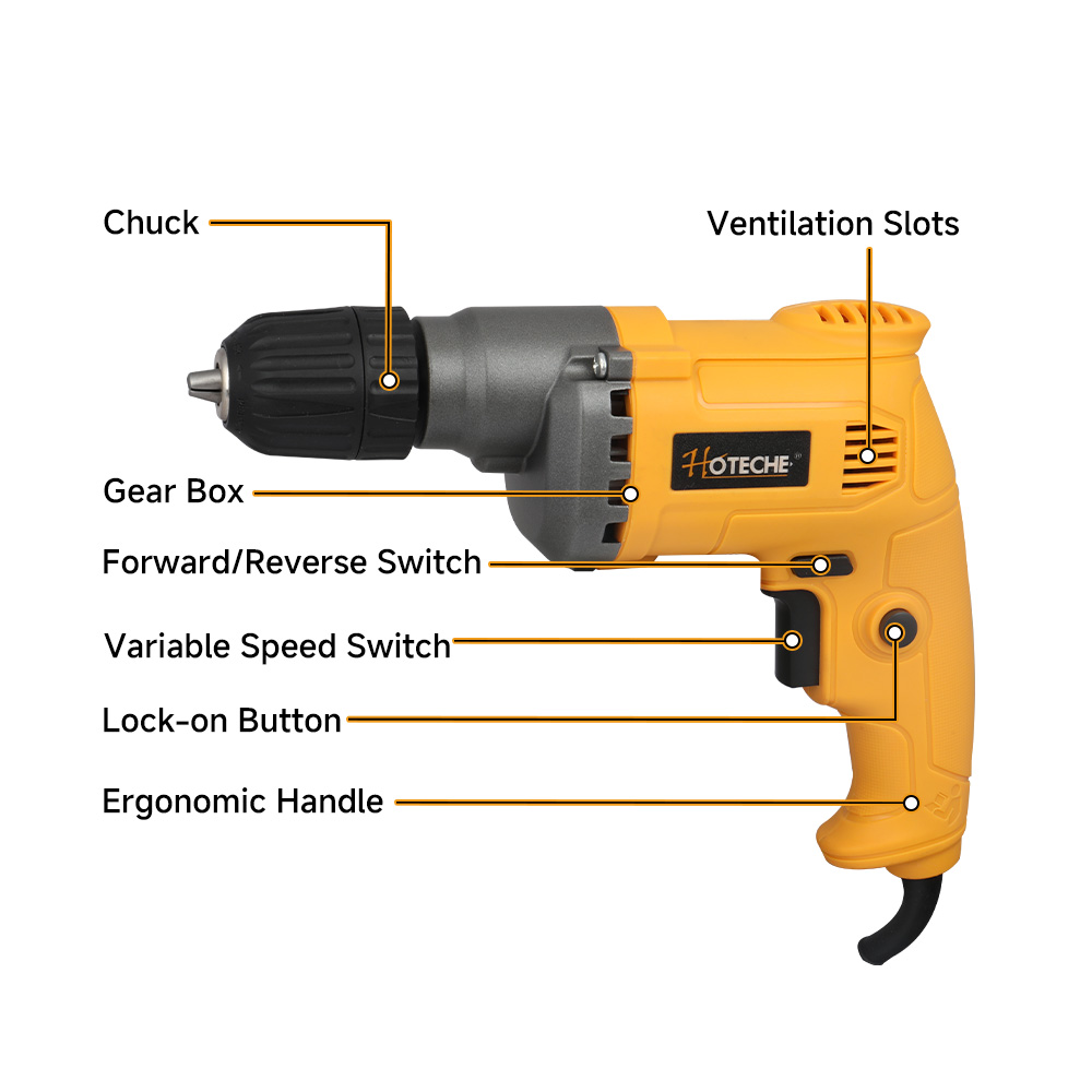 Hoteche Electric Power Drill 2 - огляд і ціна Combo Power Tools