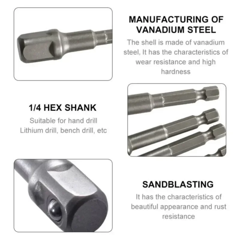1/4 3/8 1/2 Quot  Hex Power Dr - огляд і ціна Power Tools Quotes
